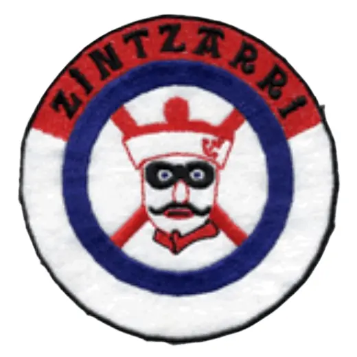 Logotipo de Zintzarri, cuadrilla de blusas y neskas de Vitoria-Gasteiz